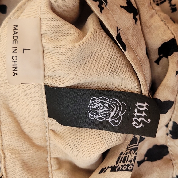 NWOT Modcloth Babydoll Jumper Mini w/Button Front L (8-10) - Picture 5 of 7